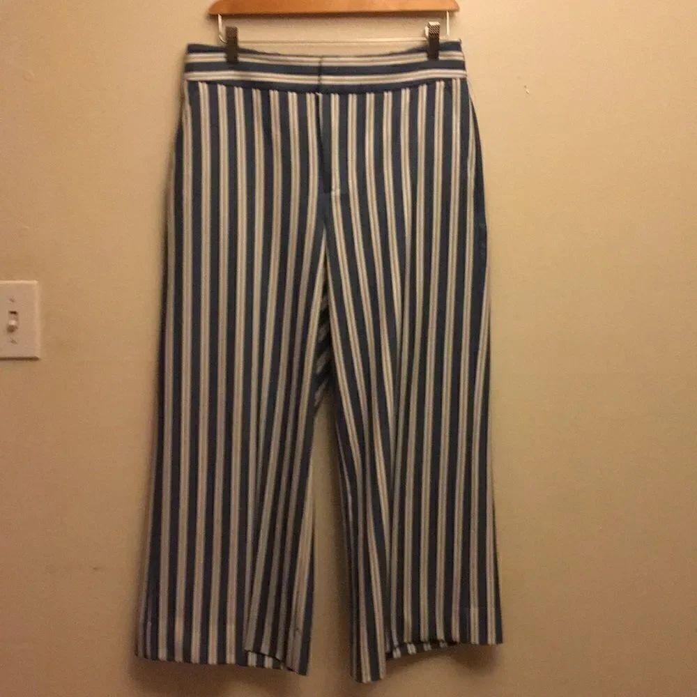 Banana Republic High Rise Wide Leg Cropped Pants